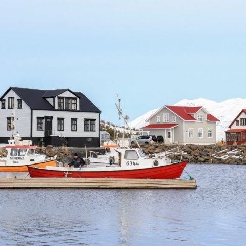 Going out fishing at Hjalteyri village