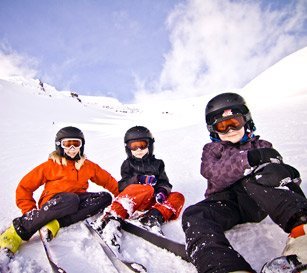 Skiing in Mt. Hlíðarfjall