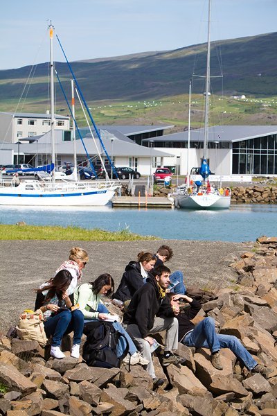 By the harbour