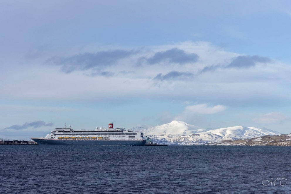 The first cruise ship of the year