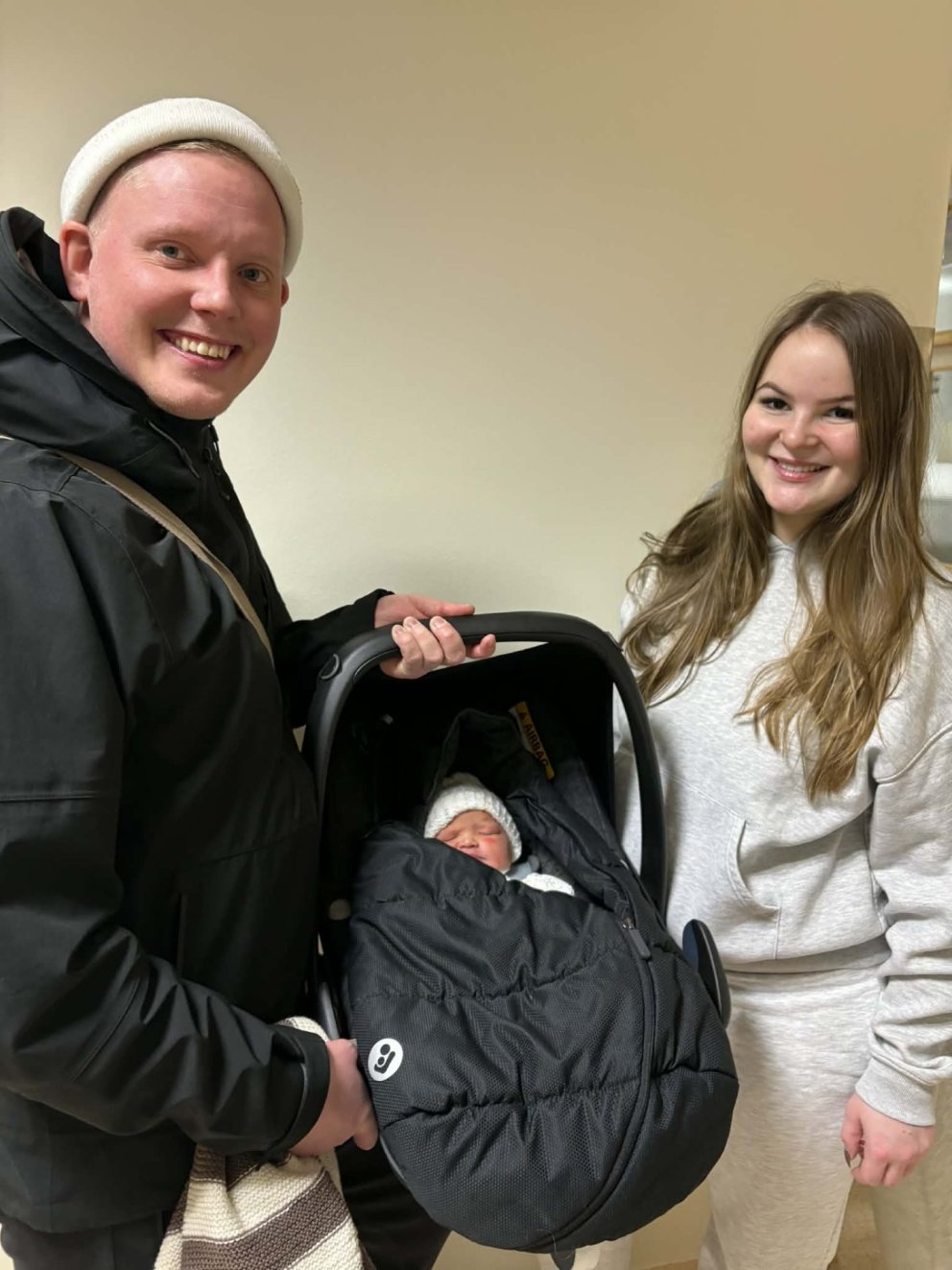 The first child of the year in North Icelandis and the first child of her parents, Brá Svafarsdóttir&hellip;