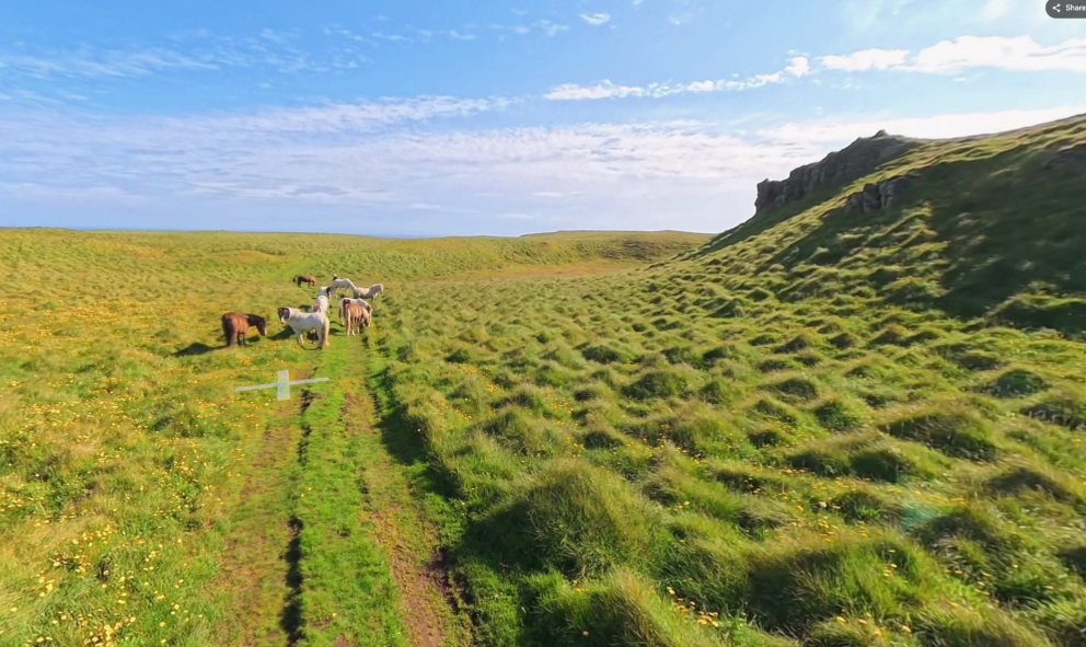 A virtual walk of Grímsey